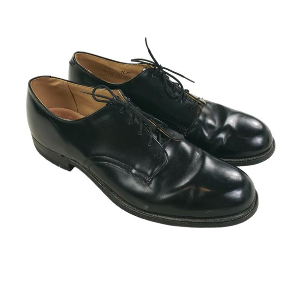 Endicott Johnson Corp Oxford Dress Shoes Service Military Mens Size 9.5 R